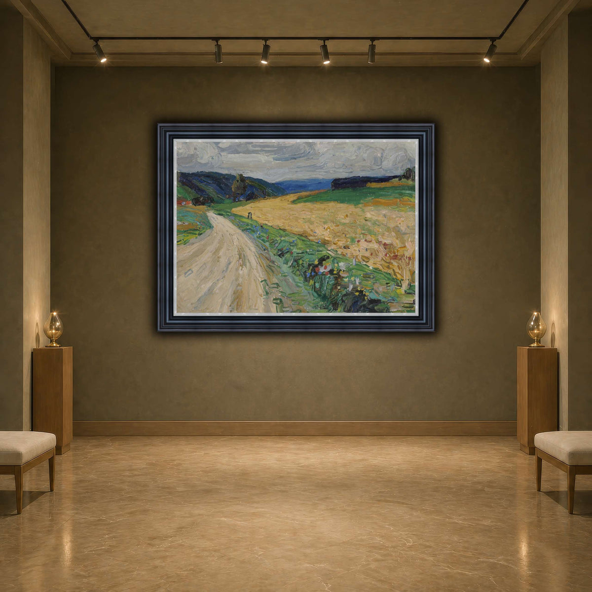 Kandinsky_-_Kallmünz_–_Naturstudie_zur_gelben_Postkutsche,_Sommer_1903 earth-agallery