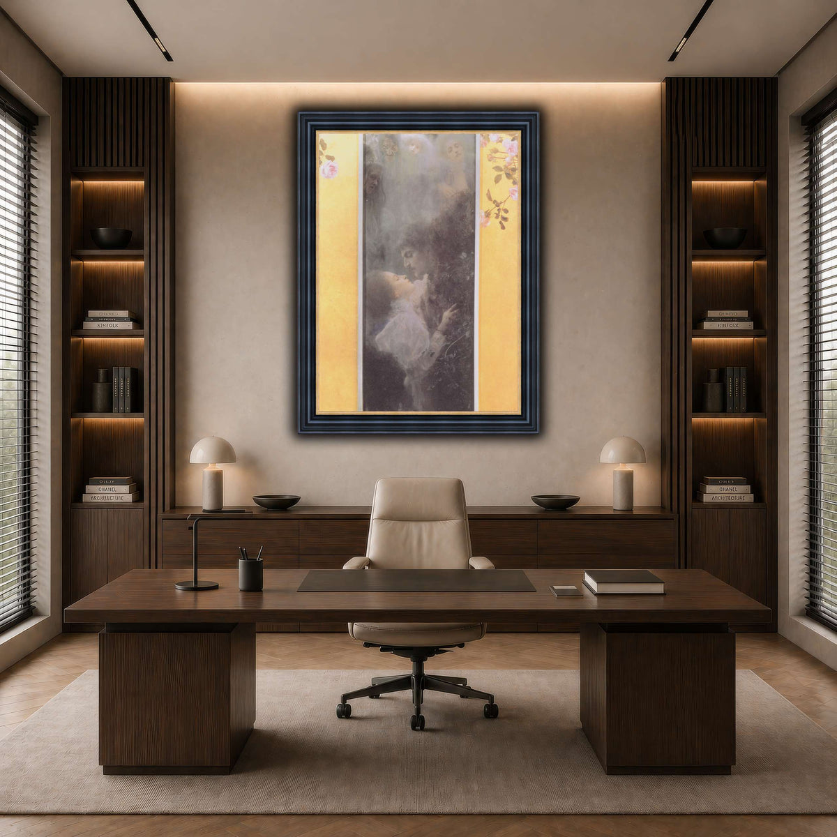 Klimt_-_Liebe_-_1895 dark neutral-office