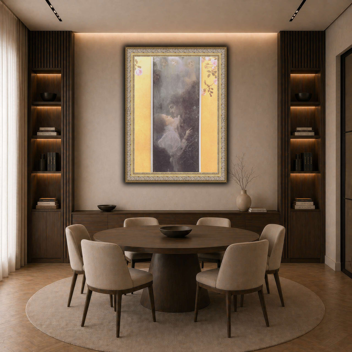 Klimt_-_Liebe_-_1895 dark neutral-dining room