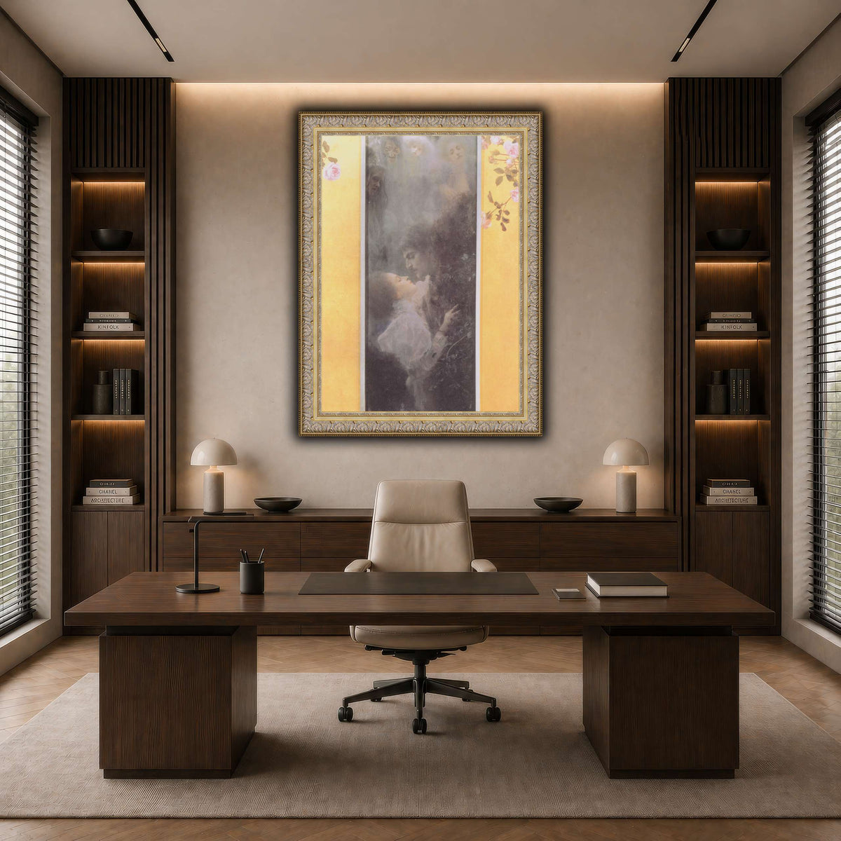 Klimt_-_Liebe_-_1895 dark neutral-office