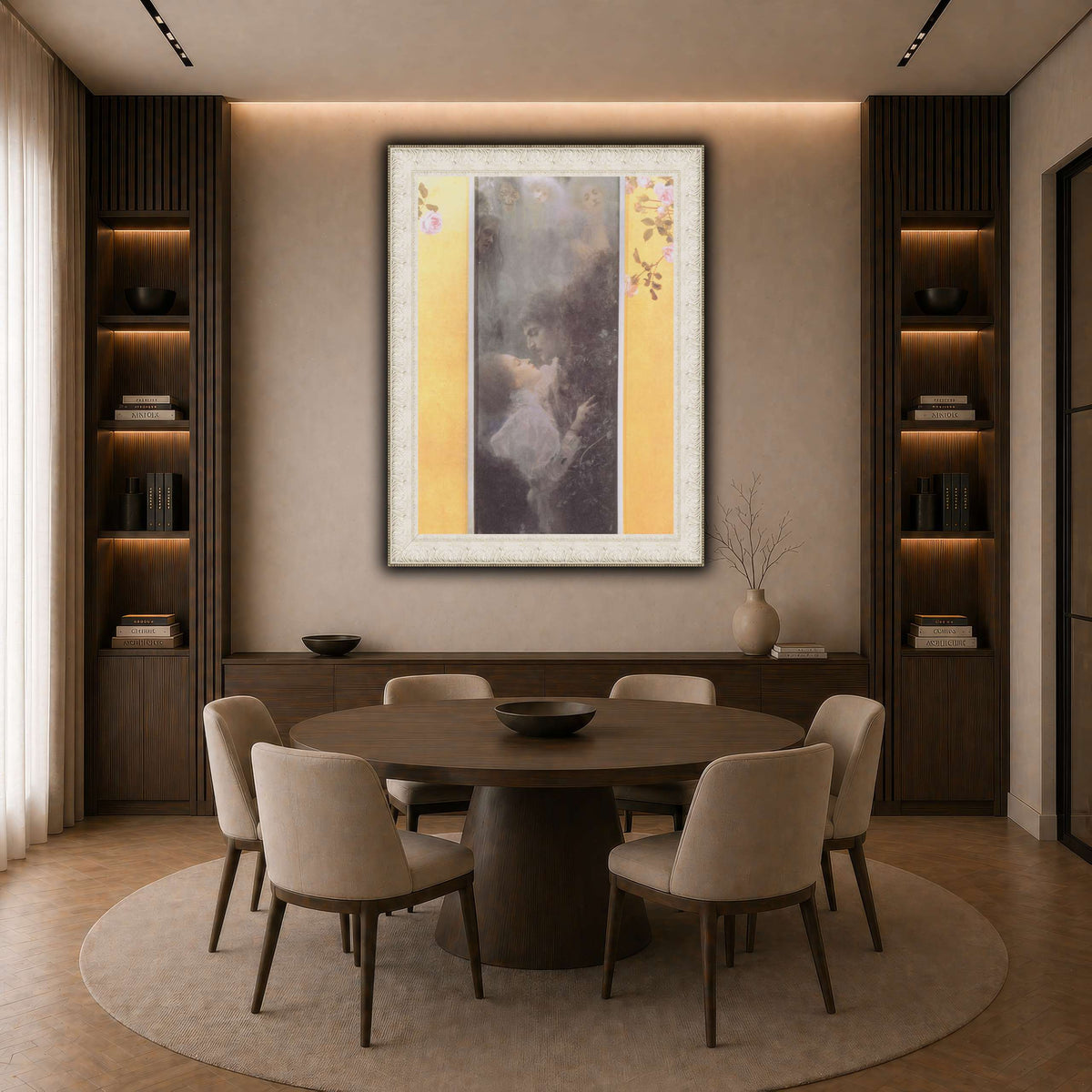 Klimt_-_Liebe_-_1895 dark neutral-dining room