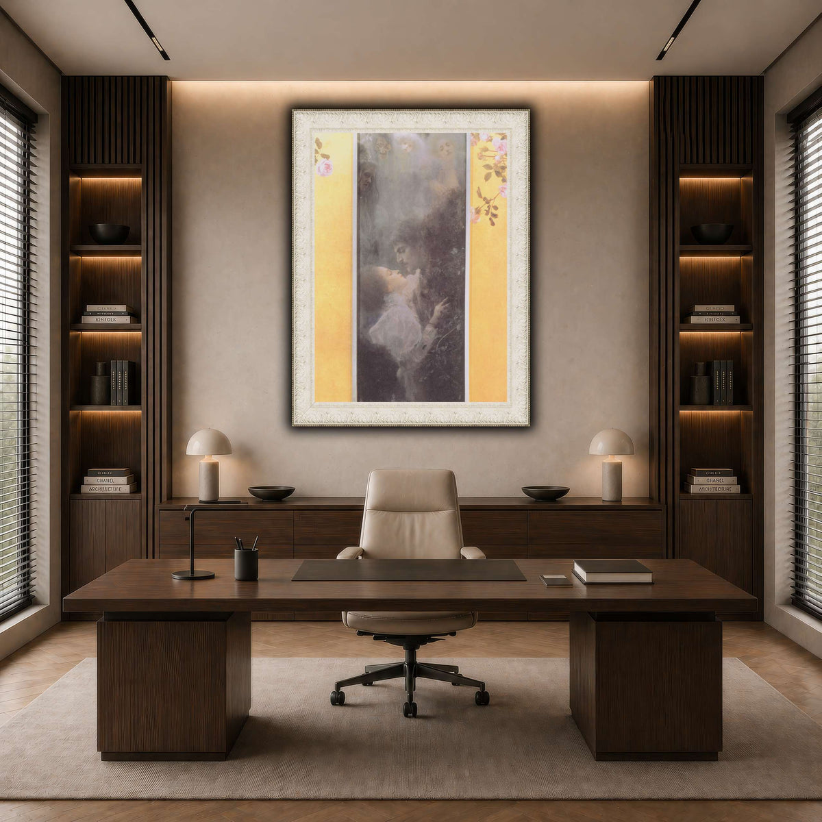 Klimt_-_Liebe_-_1895 dark neutral-office