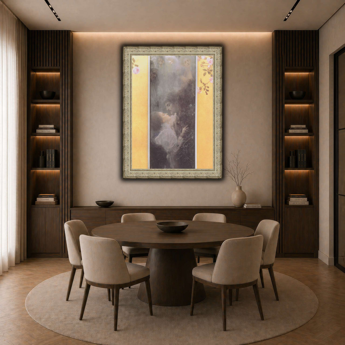 Klimt_-_Liebe_-_1895 dark neutral-dining room