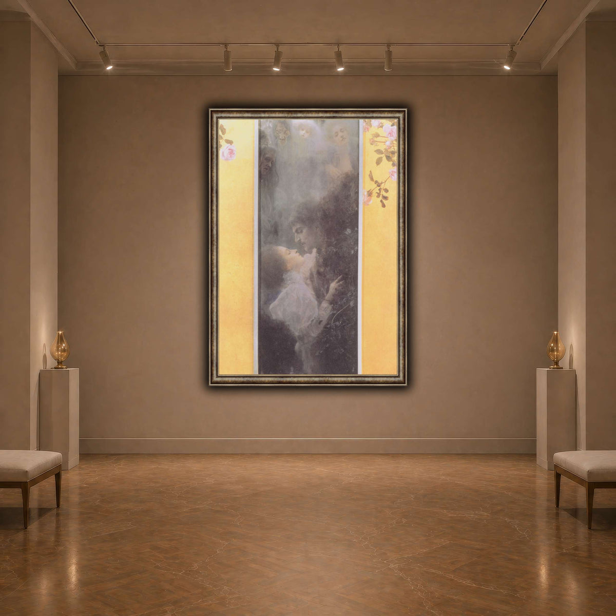 Klimt_-_Liebe_-_1895 dark neutral-agallery