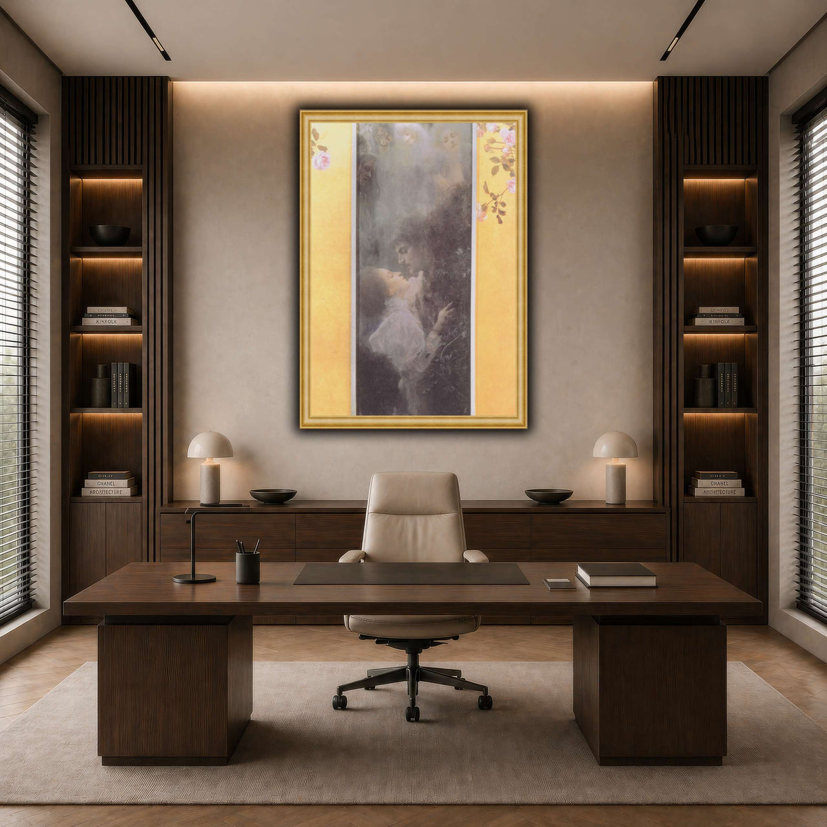 Klimt_-_Liebe_-_1895 dark neutral-office