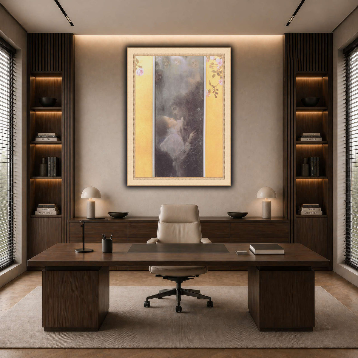 Klimt_-_Liebe_-_1895 dark neutral-office
