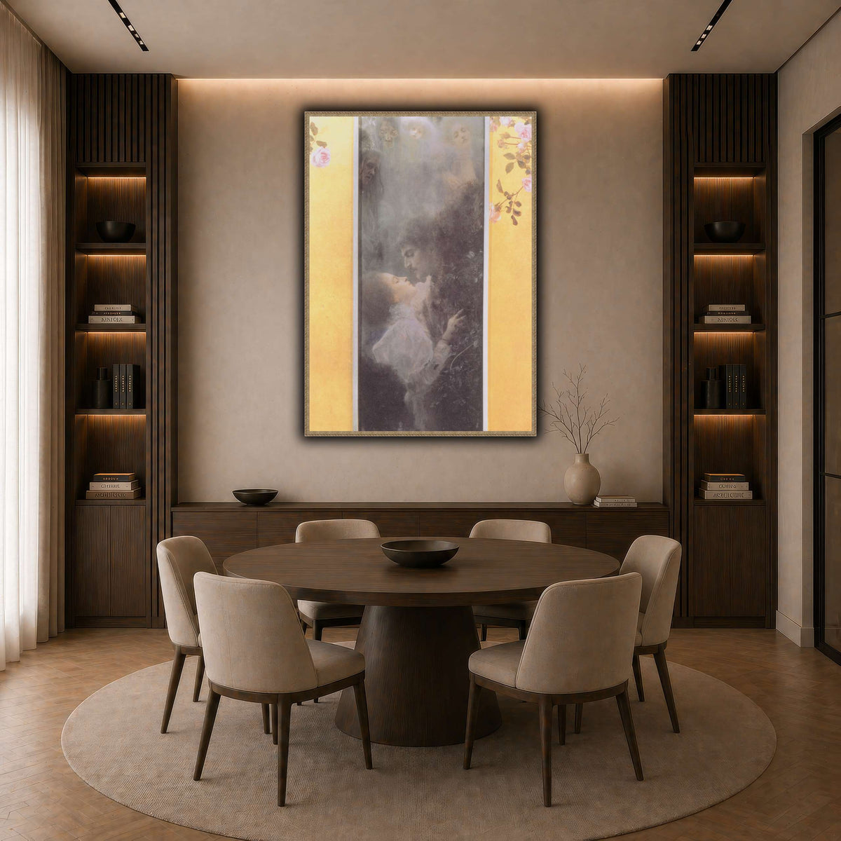 Klimt_-_Liebe_-_1895 dark neutral-dining room
