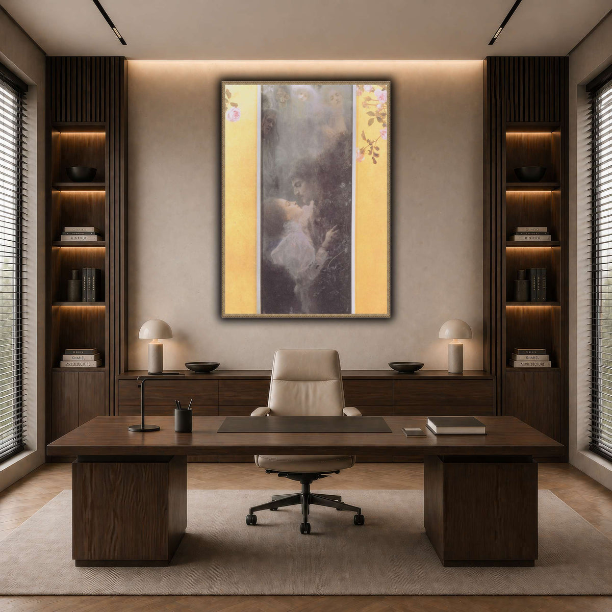 Klimt_-_Liebe_-_1895 dark neutral-office
