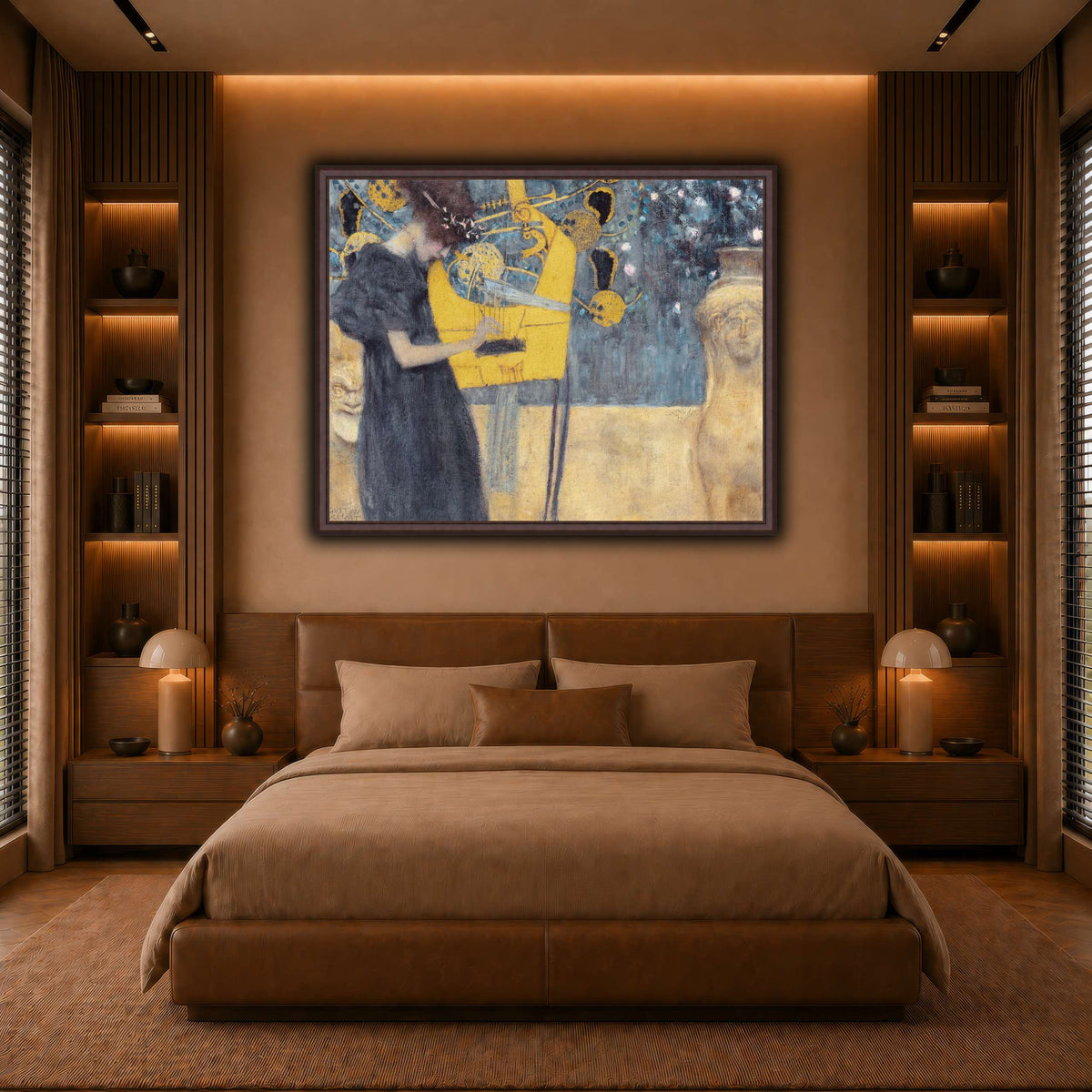 Klimt_-_Musik1 warm-bedroom