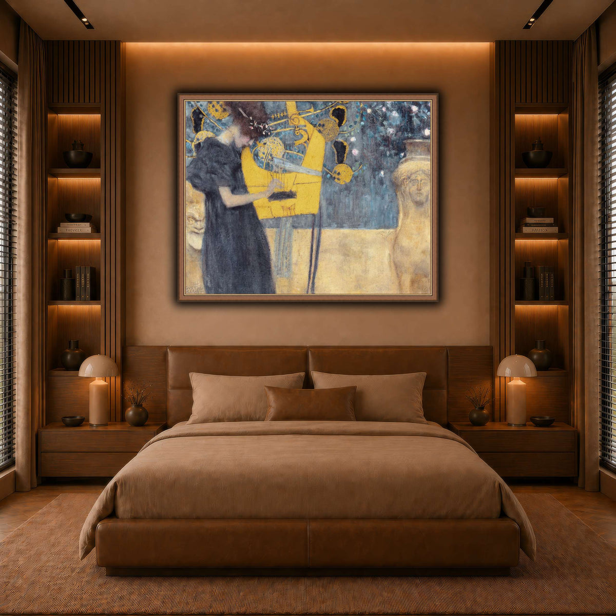Klimt_-_Musik1 warm-bedroom