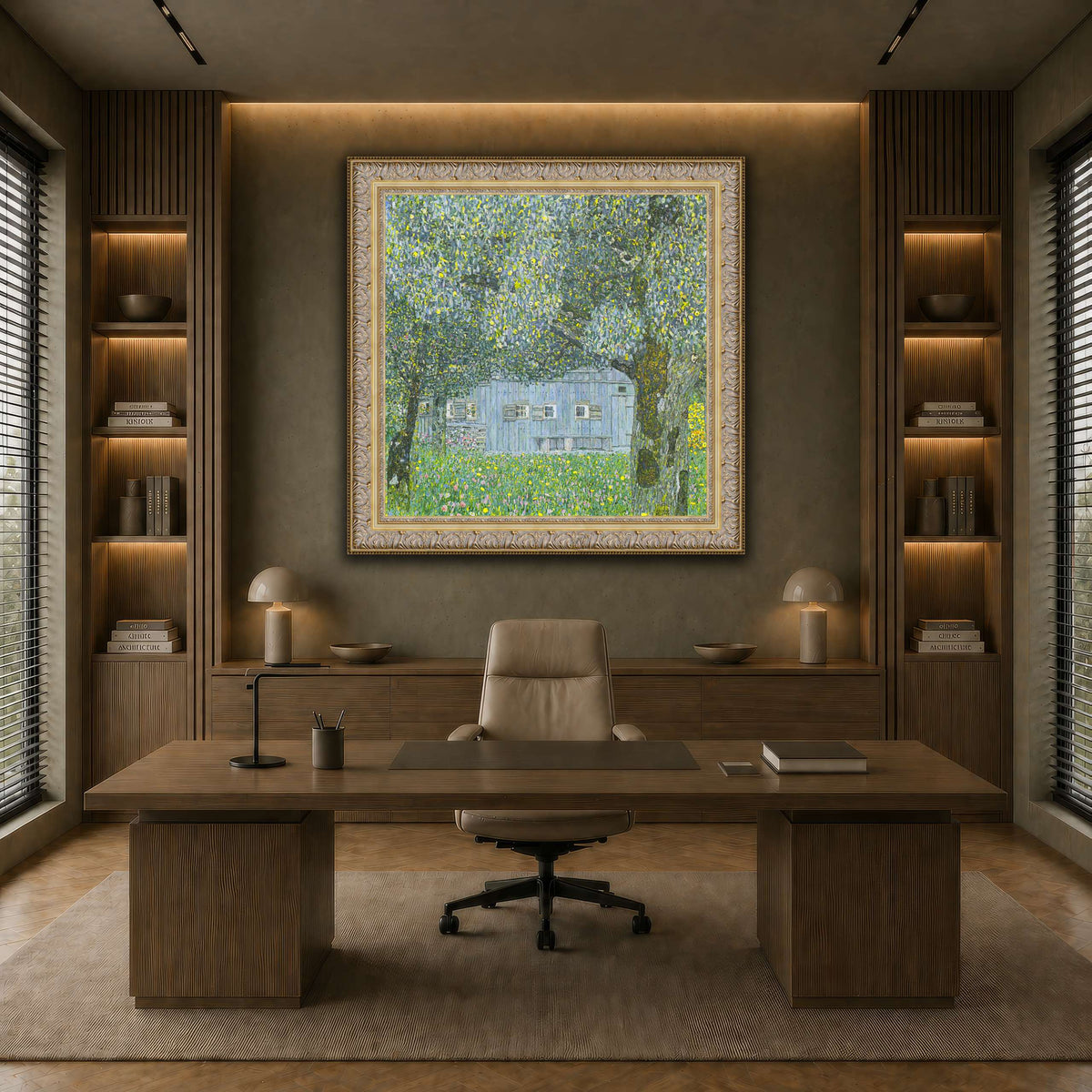 Klimt_-_Oberösterreichisches_Bauernhaus earth-office