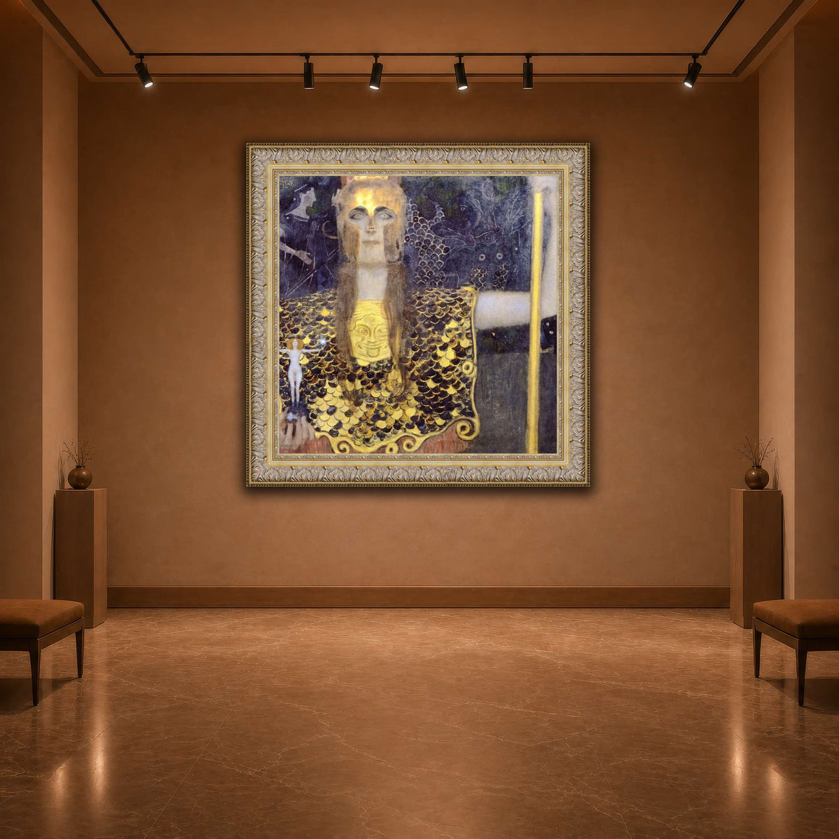 Klimt_-_Pallas_Athene warm-agallery