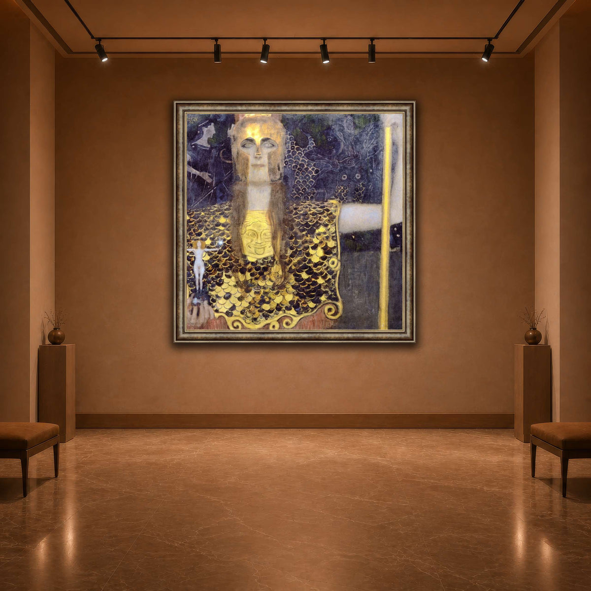 Klimt_-_Pallas_Athene warm-agallery