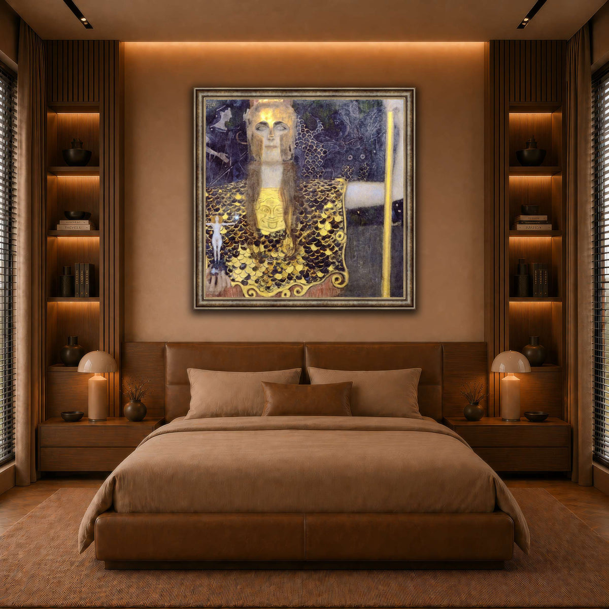 Klimt_-_Pallas_Athene warm-bedroom