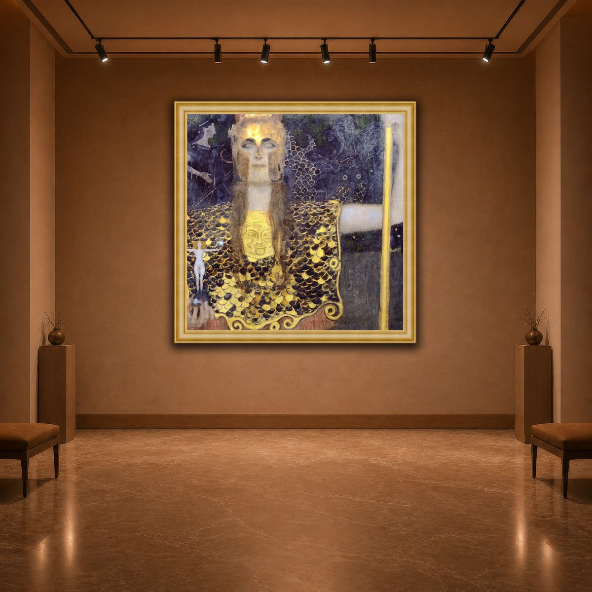 Klimt_-_Pallas_Athene warm-agallery