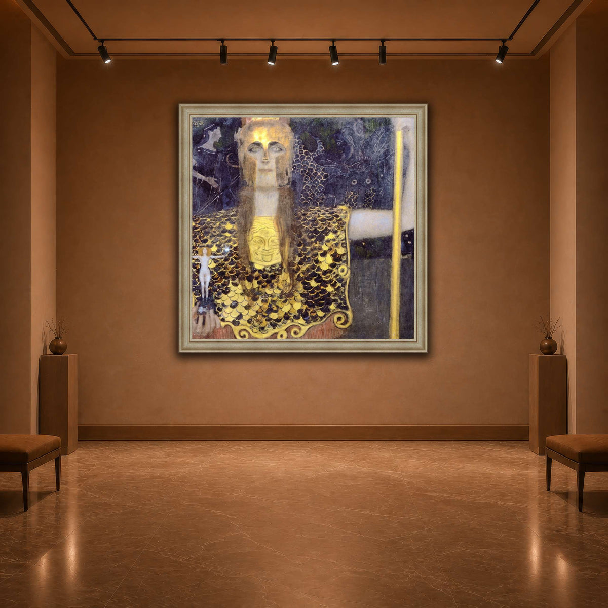 Klimt_-_Pallas_Athene warm-agallery
