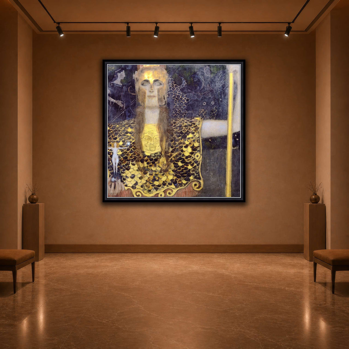 Klimt_-_Pallas_Athene warm-agallery