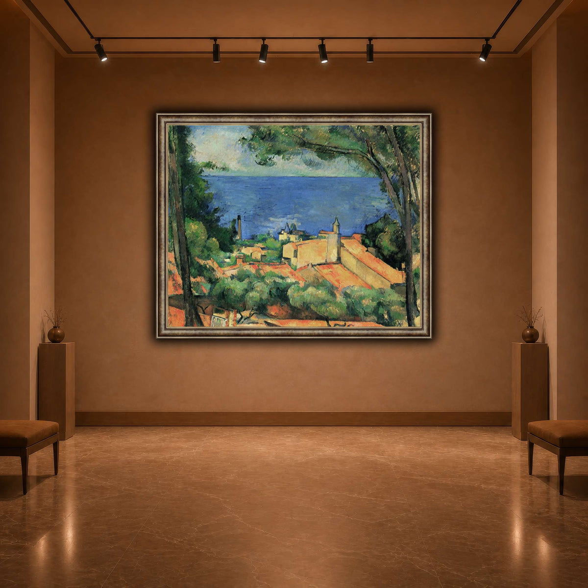 L'Estaque_aux_toits_rouges_Paul_Cezanne warm-agallery