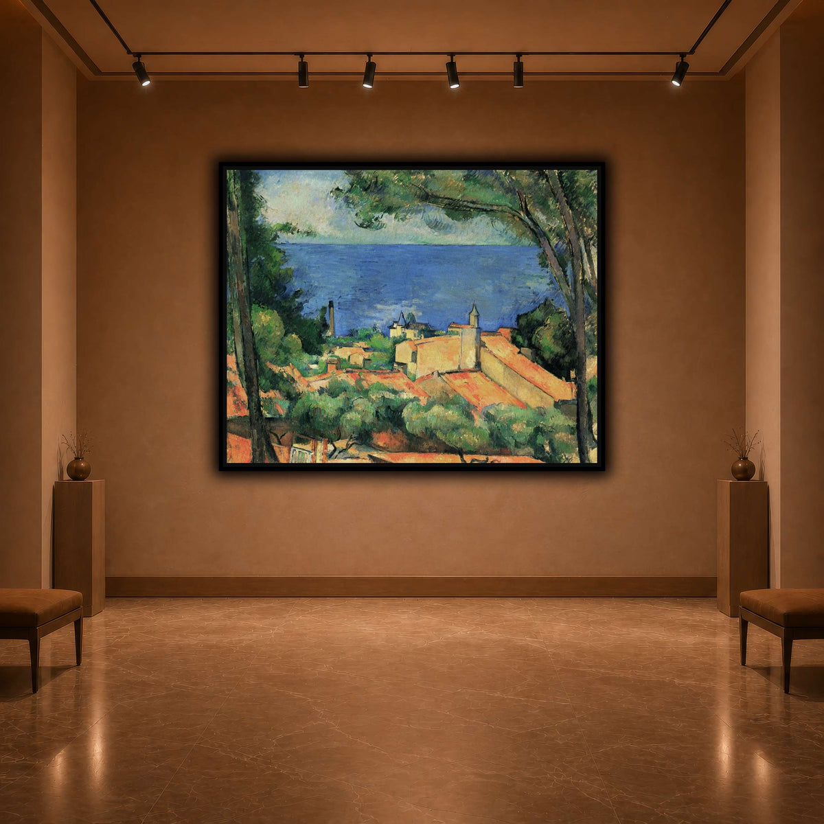 L'Estaque_aux_toits_rouges_Paul_Cezanne warm-agallery