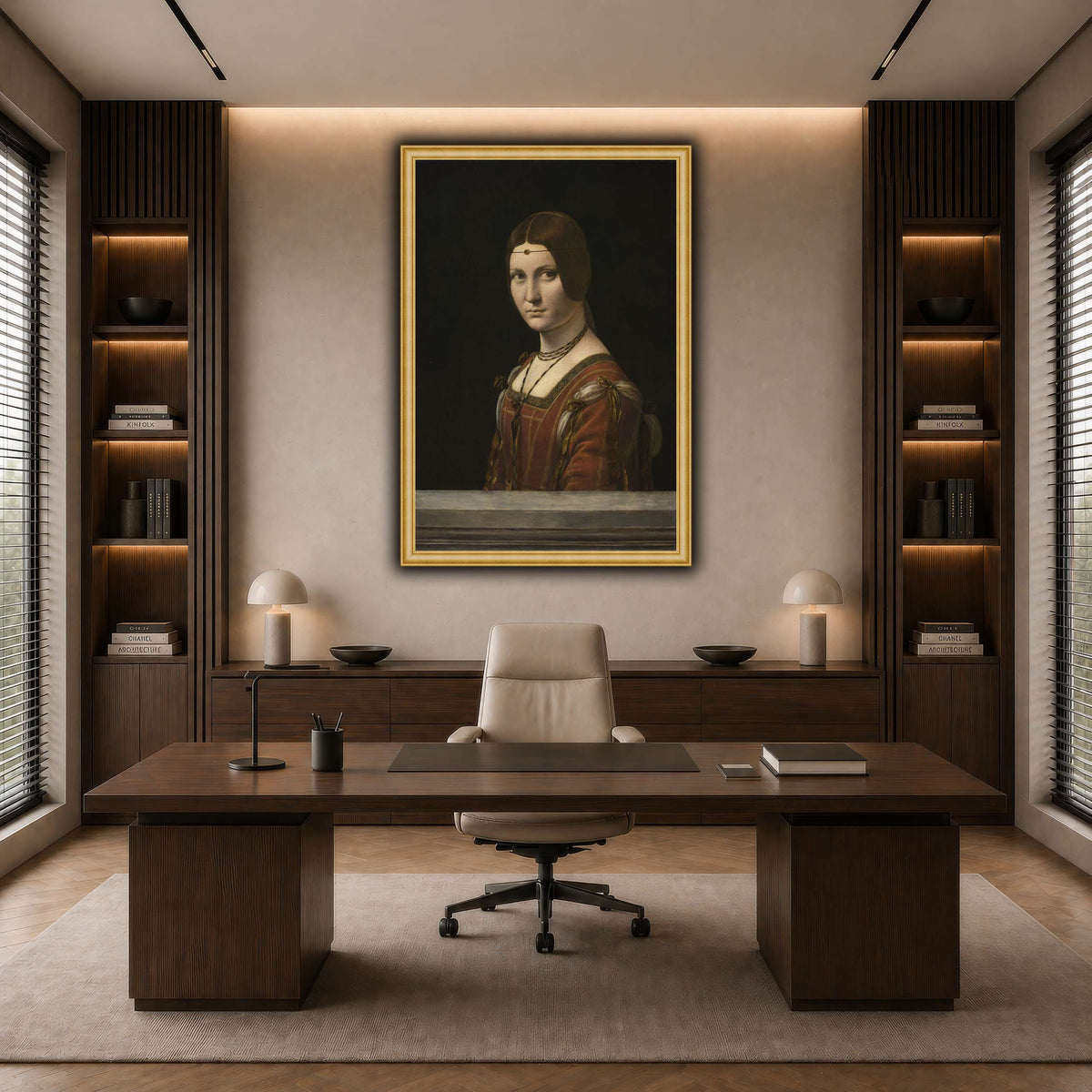 La_Belle_Ferronière dark neutral-office