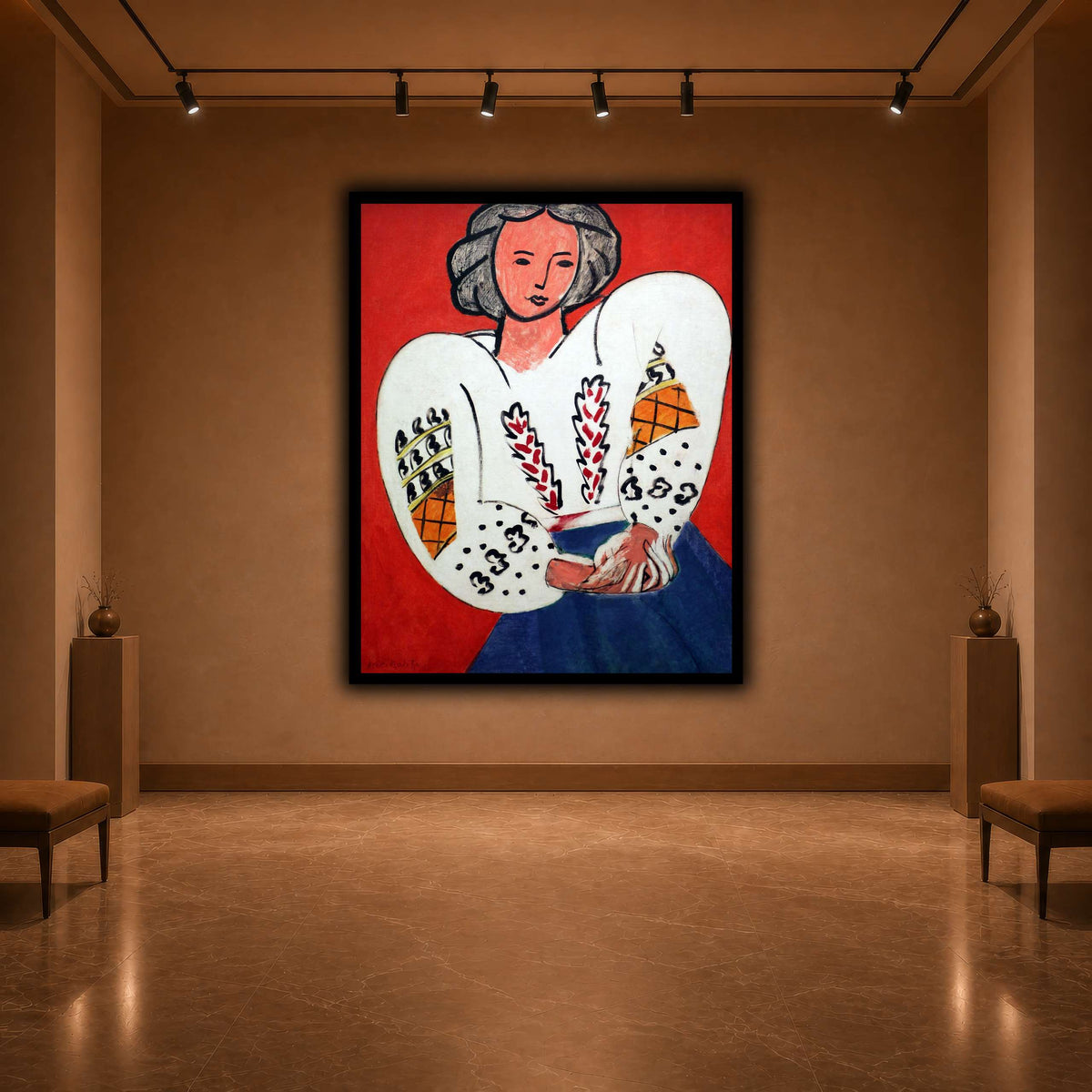 La_Blouse_Roumaine_Henri_Matisse warm-agallery