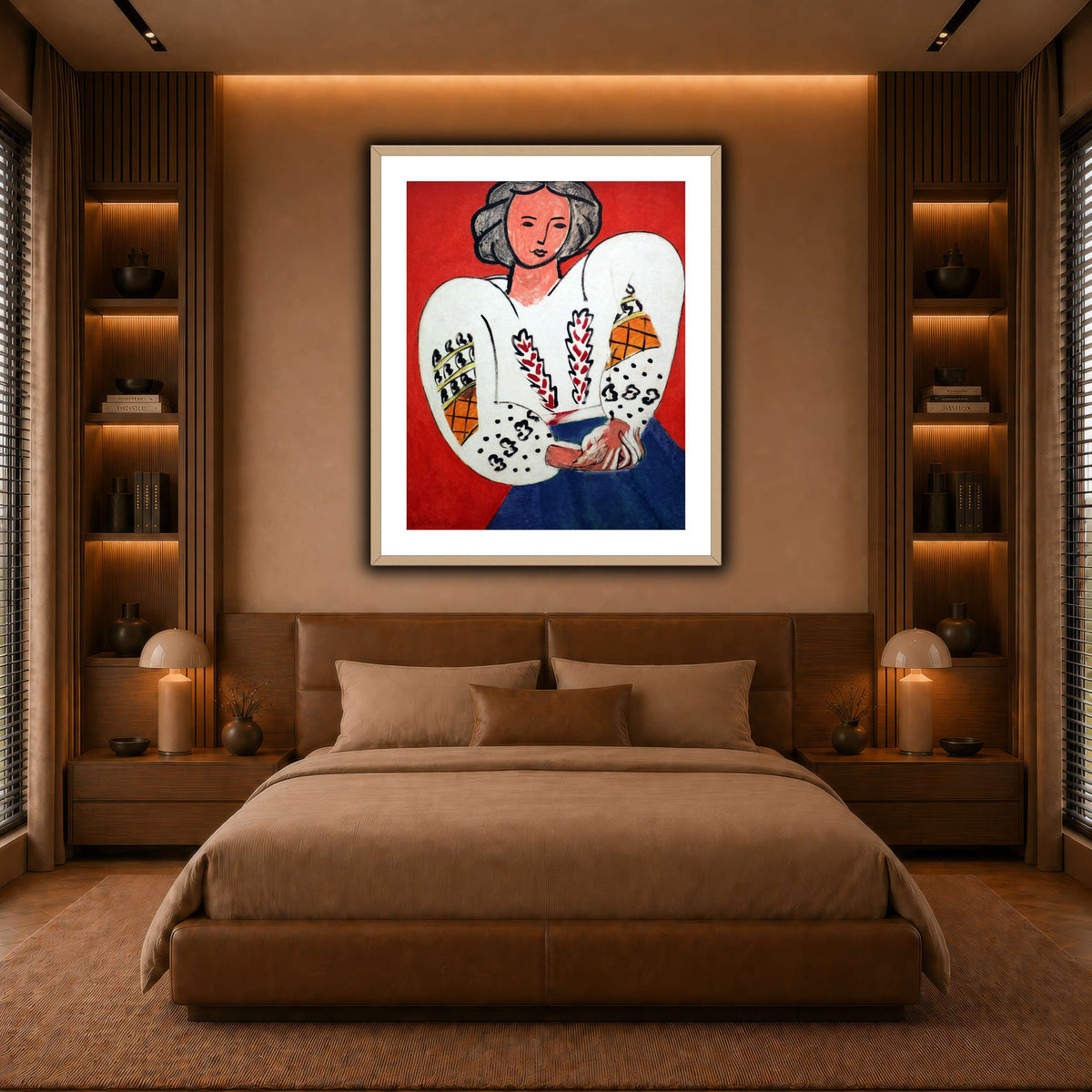 La_Blouse_Roumaine_Henri_Matisse warm-bedroom