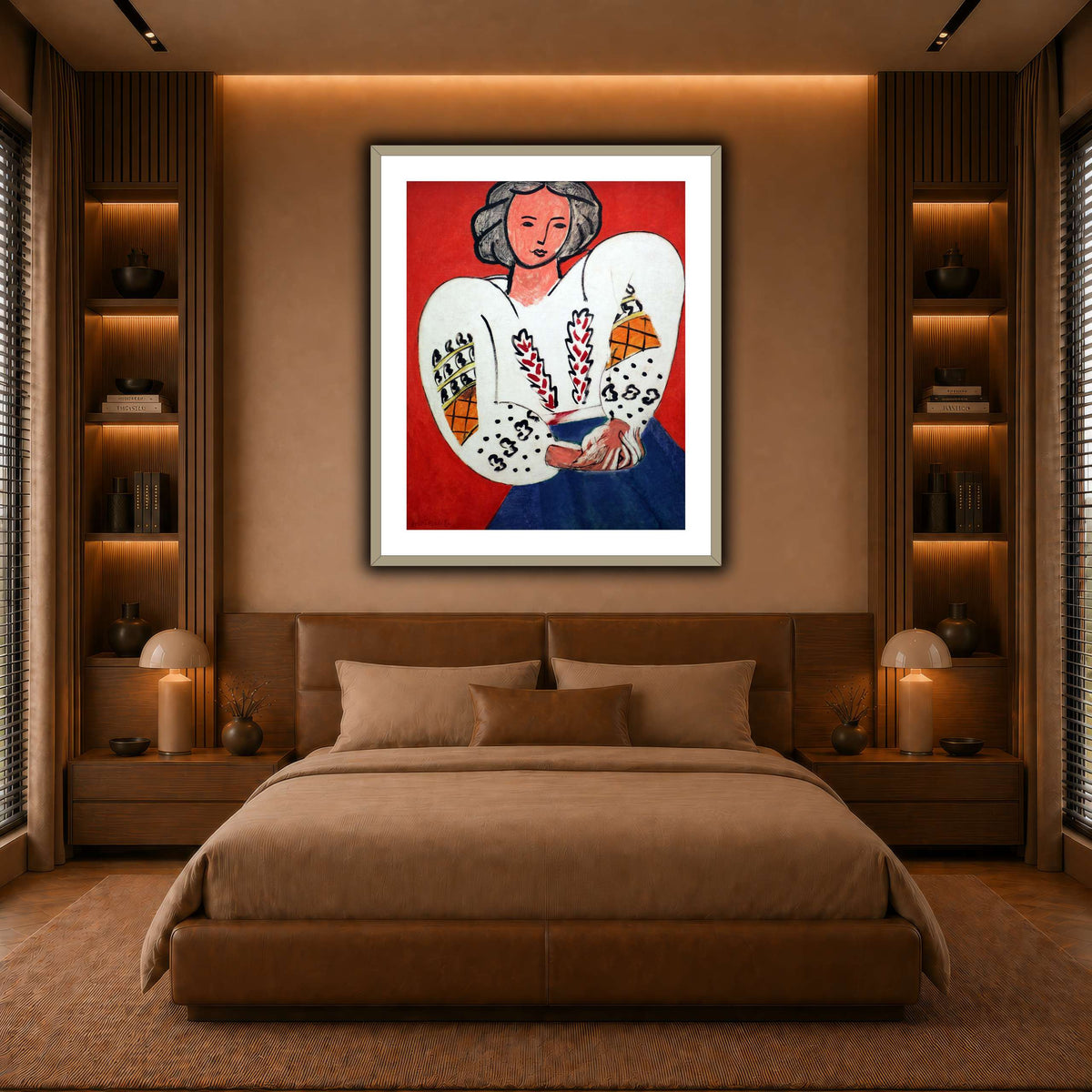 La_Blouse_Roumaine_Henri_Matisse warm-bedroom