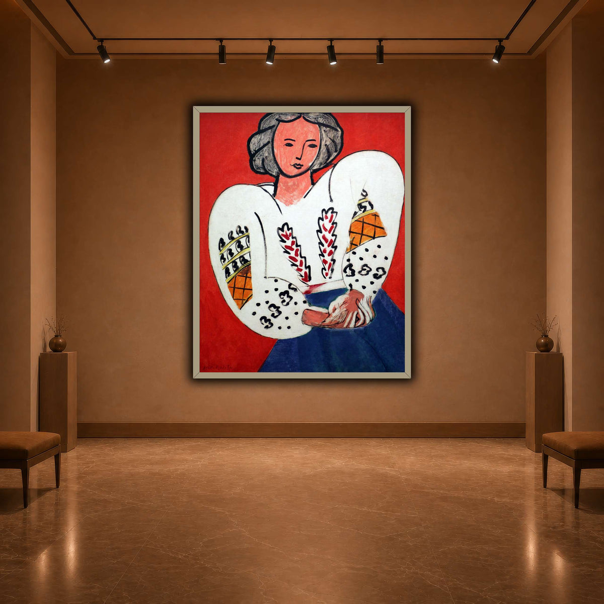 La_Blouse_Roumaine_Henri_Matisse warm-agallery