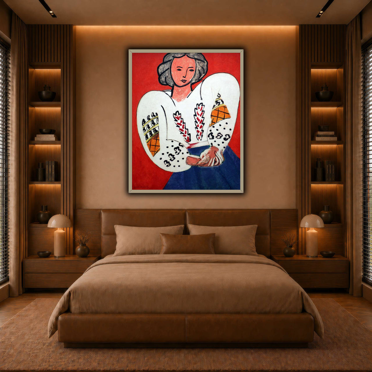 La_Blouse_Roumaine_Henri_Matisse warm-bedroom