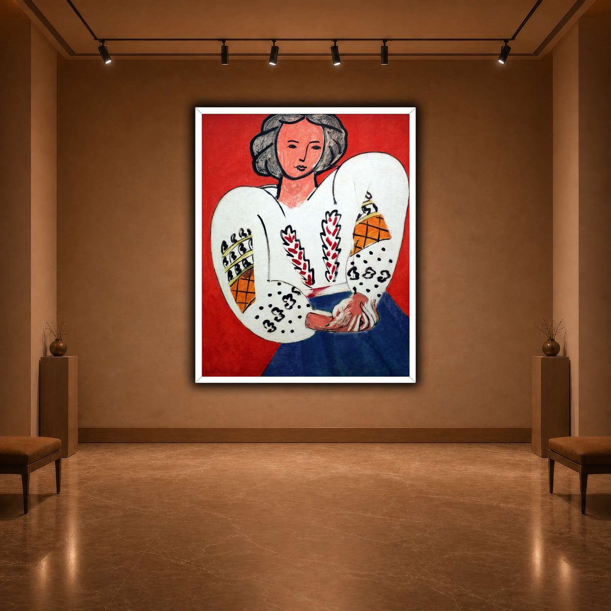 La_Blouse_Roumaine_Henri_Matisse warm-agallery