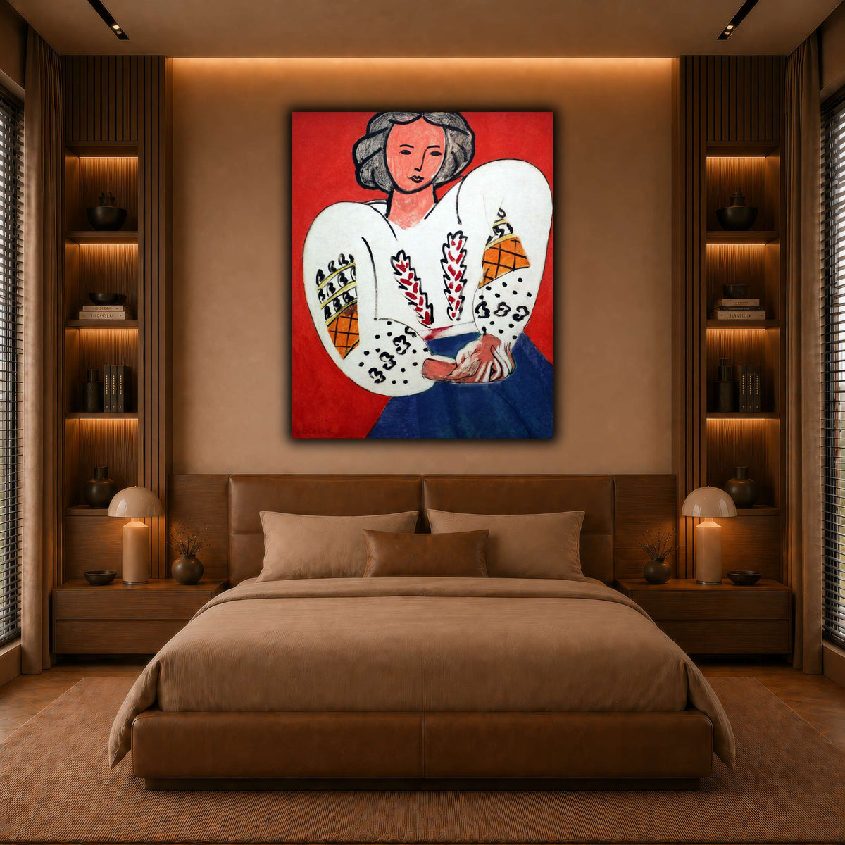 La_Blouse_Roumaine_Henri_Matisse warm-bedroom