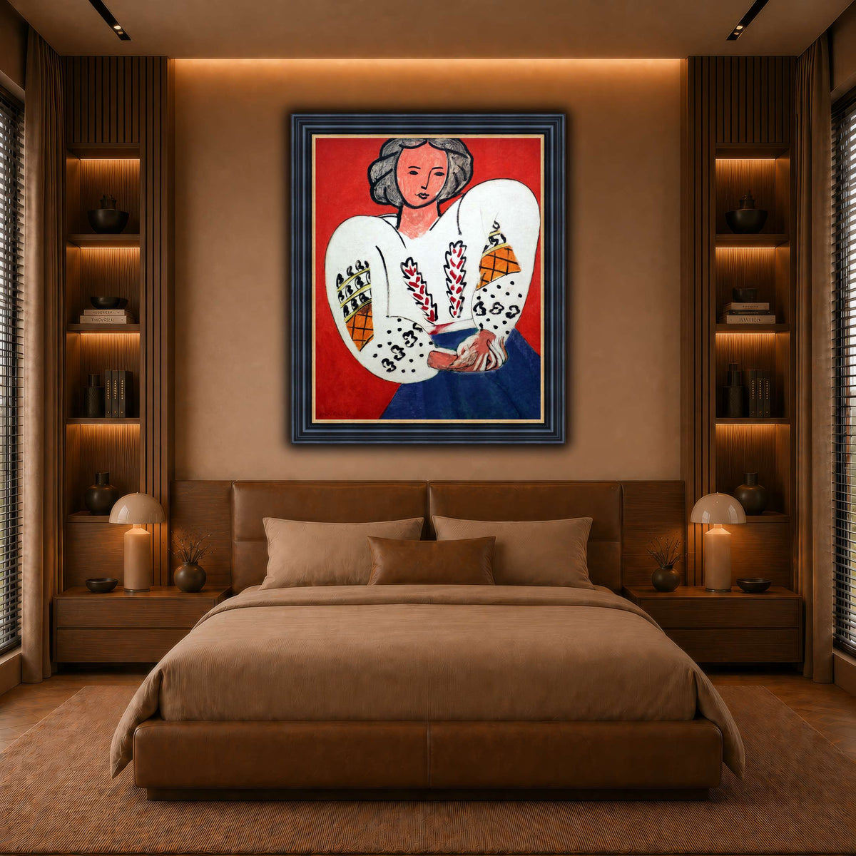 La_Blouse_Roumaine_Henri_Matisse warm-bedroom