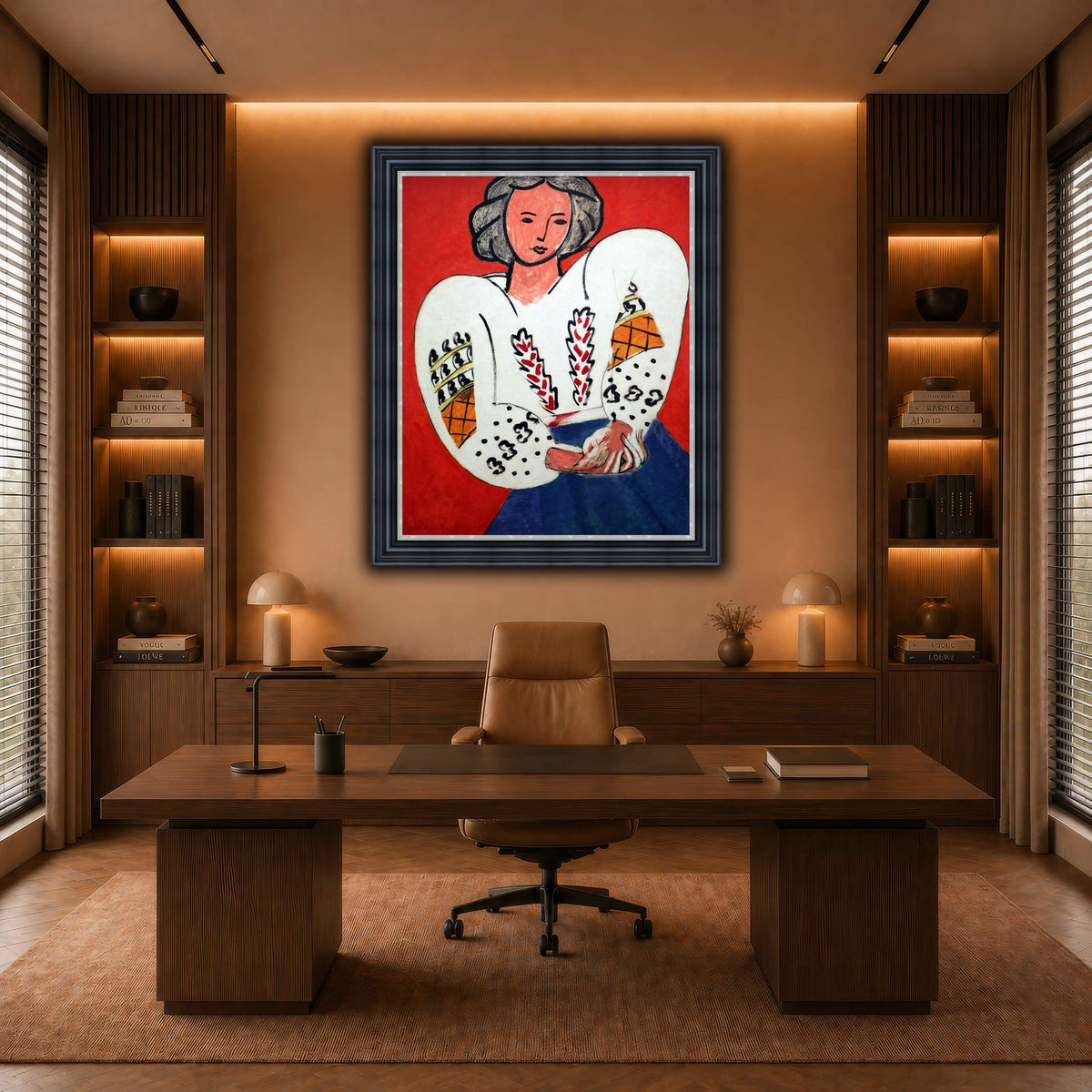La_Blouse_Roumaine_Henri_Matisse warm-office