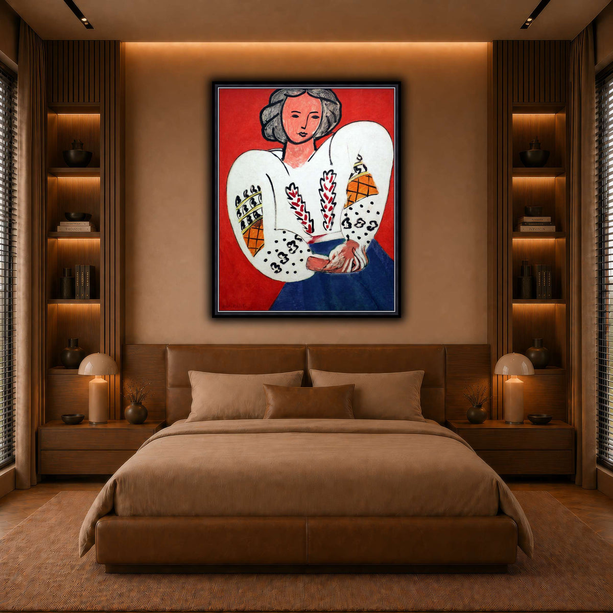 La_Blouse_Roumaine_Henri_Matisse warm-bedroom