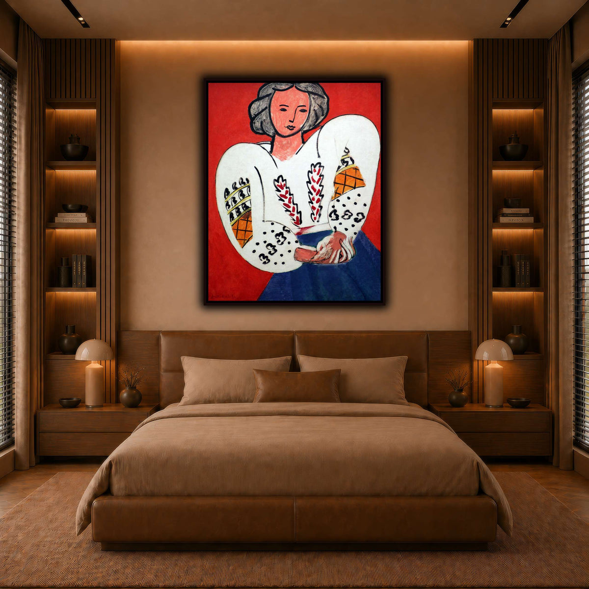 La_Blouse_Roumaine_Henri_Matisse warm-bedroom