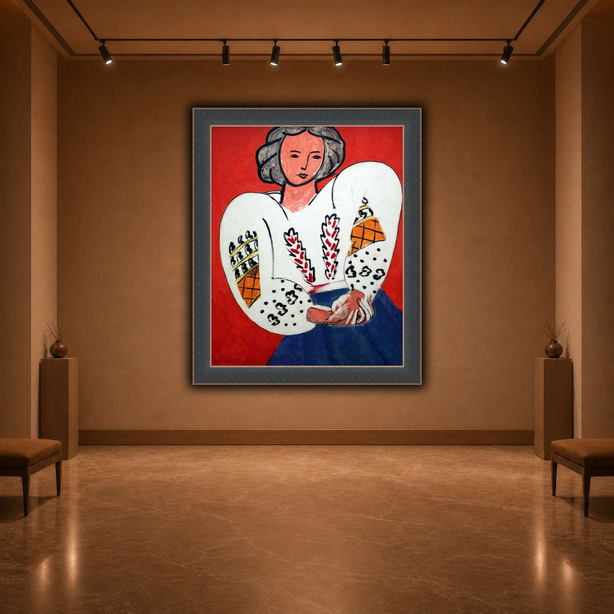 La_Blouse_Roumaine_Henri_Matisse warm-agallery