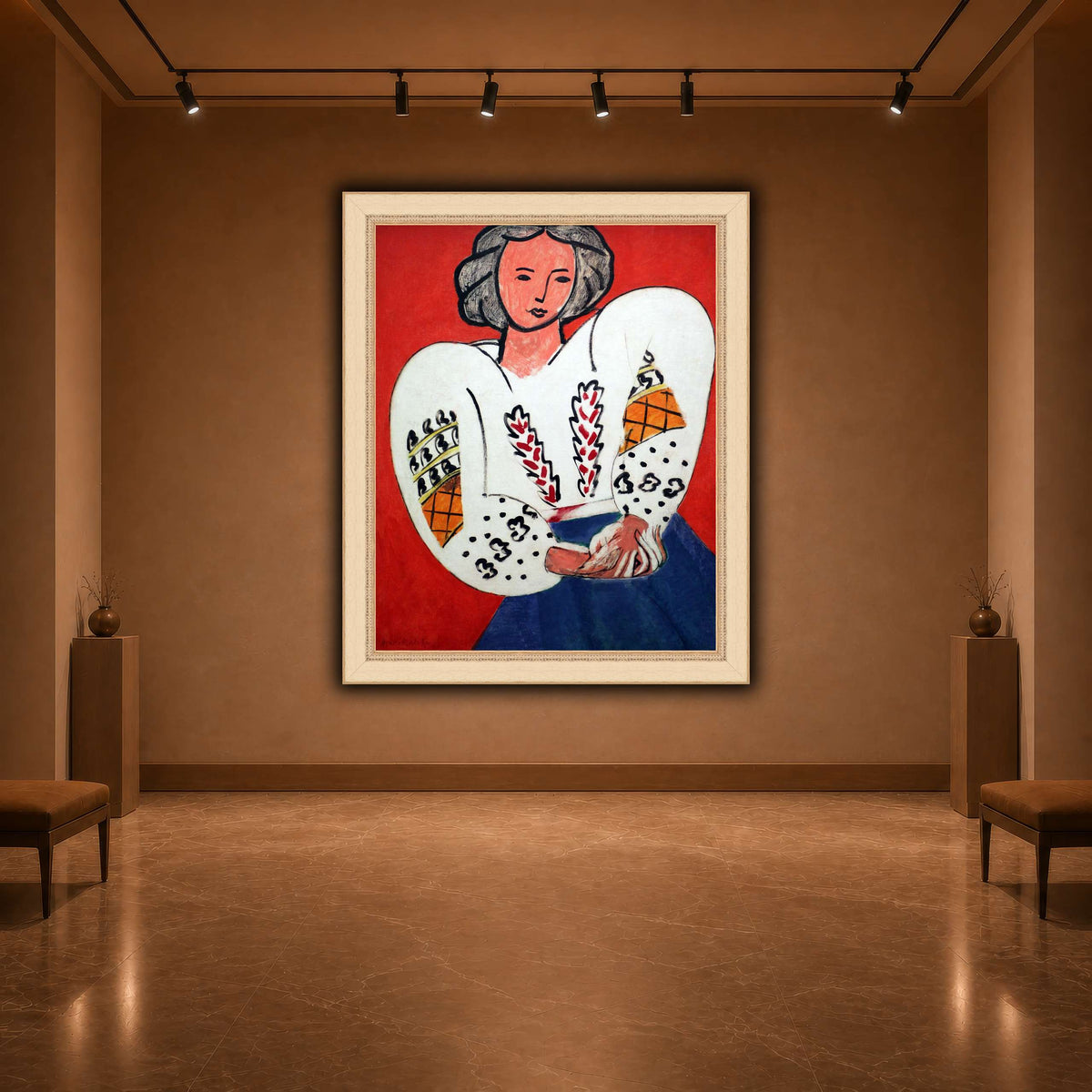 La_Blouse_Roumaine_Henri_Matisse warm-agallery