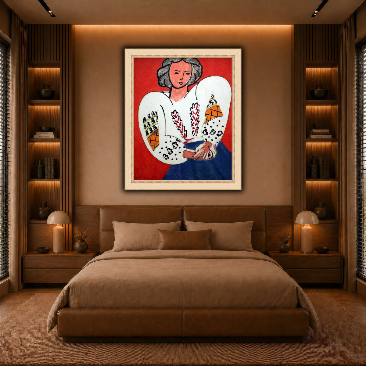 La_Blouse_Roumaine_Henri_Matisse warm-bedroom