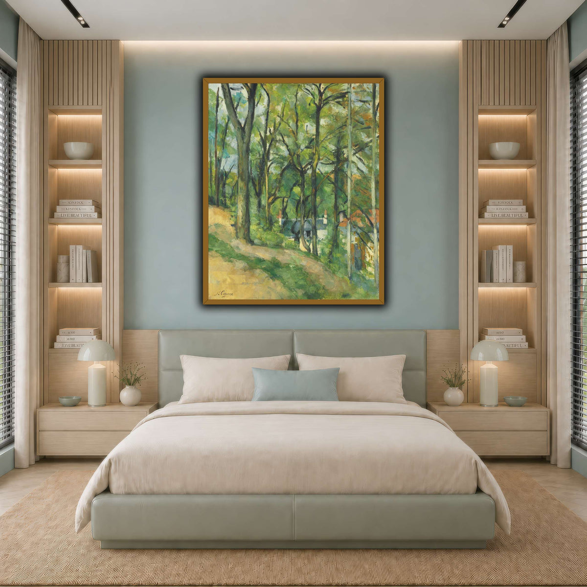 La_Côte_Saint-Denis_à_Pontoise,_Paul_Cezanne cool-bedroom