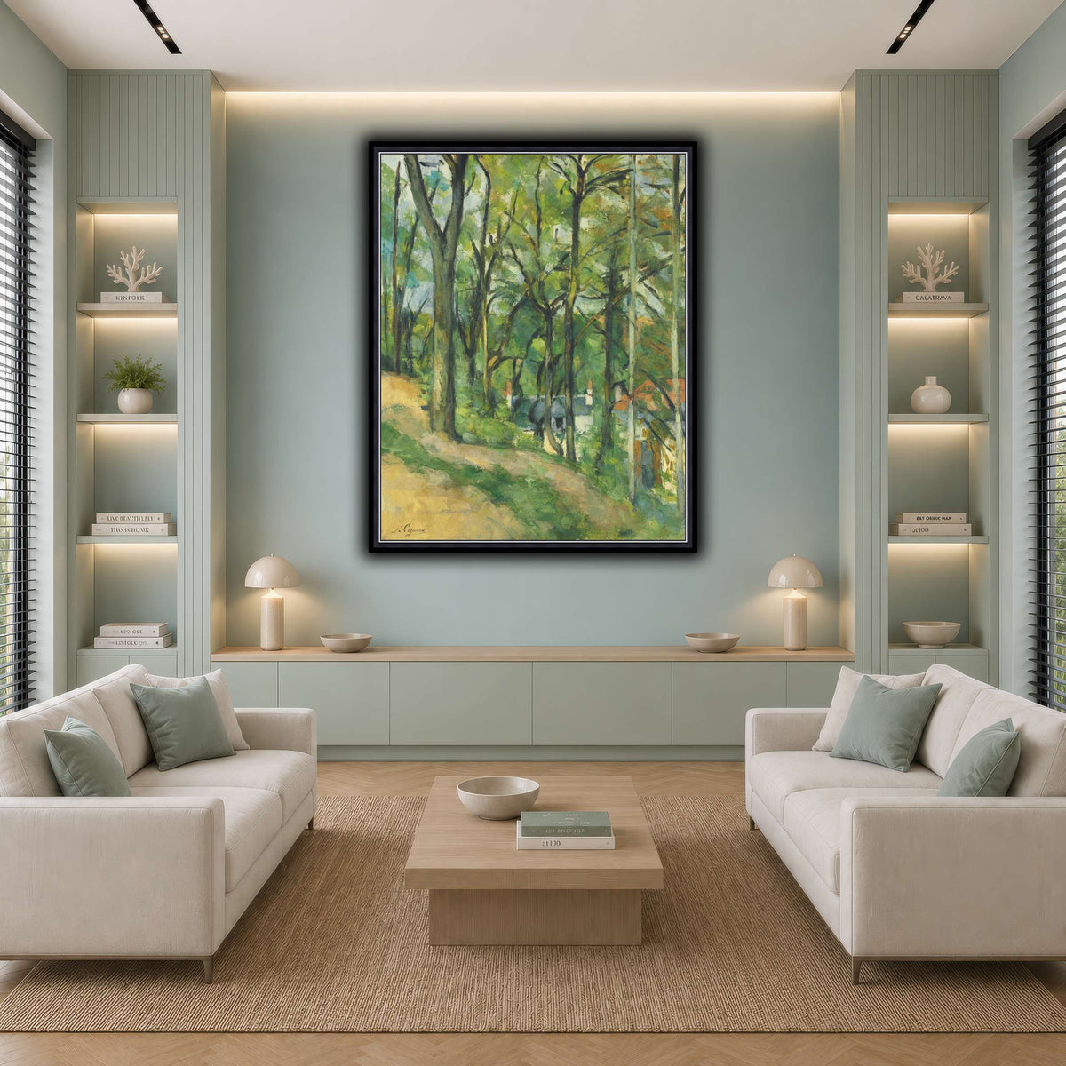 La_Côte_Saint-Denis_à_Pontoise,_Paul_Cezanne cool-living room