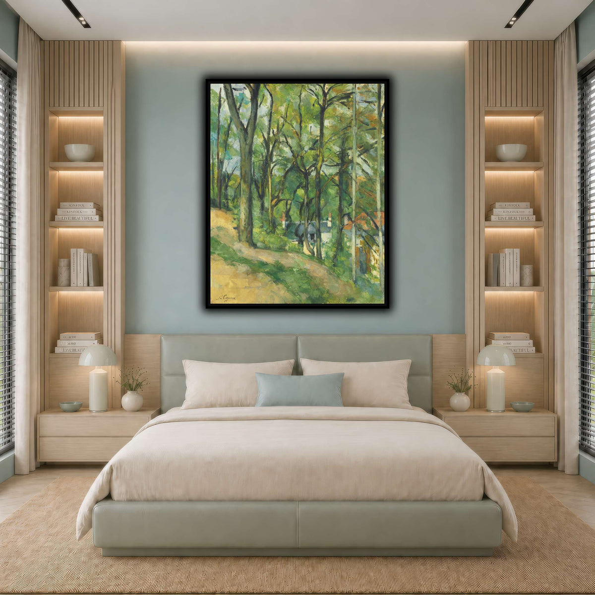 La_Côte_Saint-Denis_à_Pontoise,_Paul_Cezanne cool-bedroom