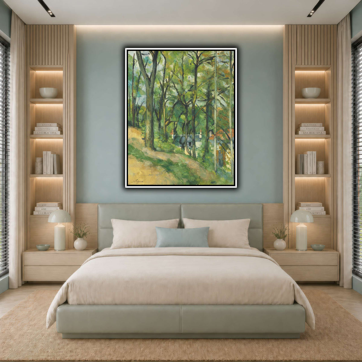 La_Côte_Saint-Denis_à_Pontoise,_Paul_Cezanne cool-bedroom