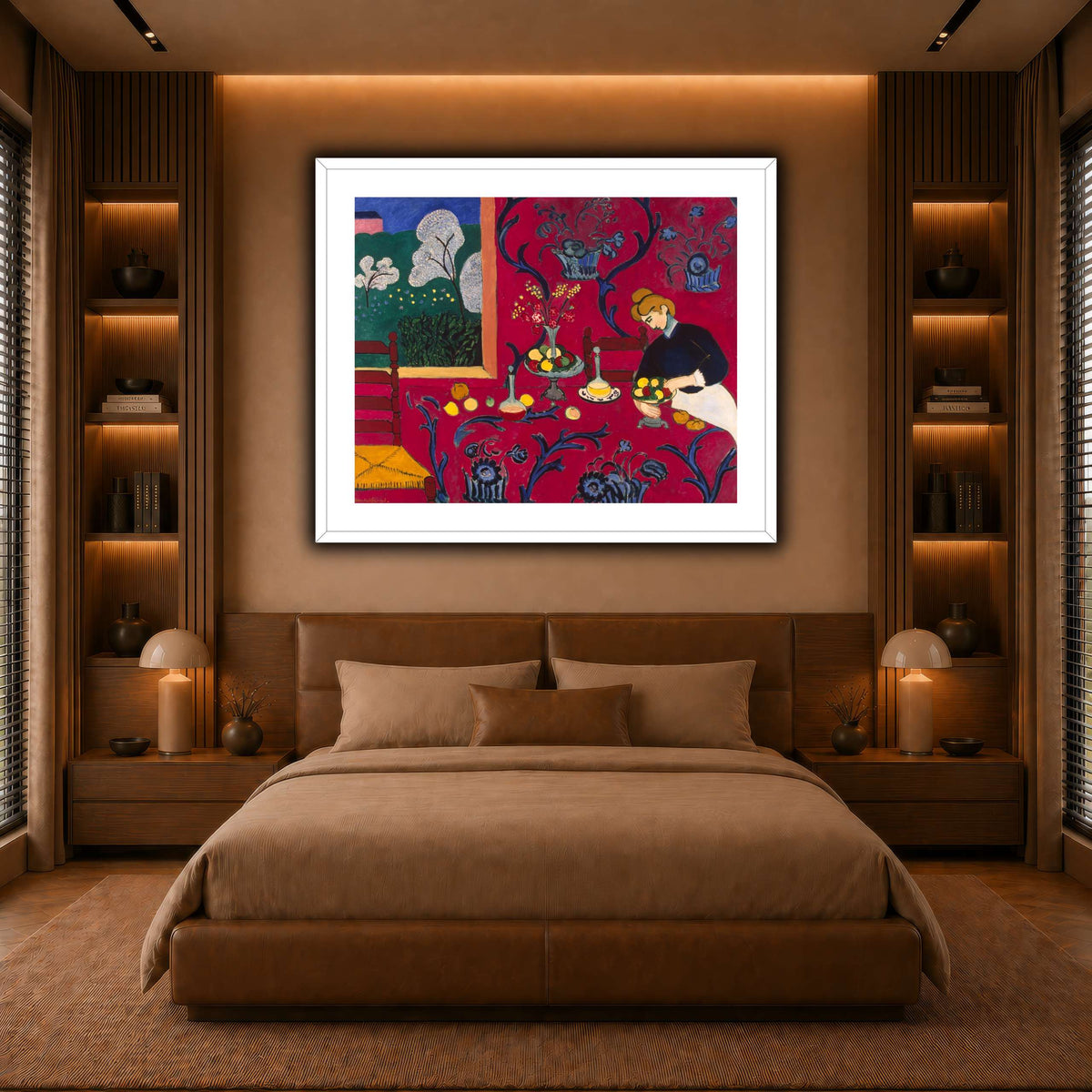 La_Desserte_rouge_Henri_Matisse warm-bedroom