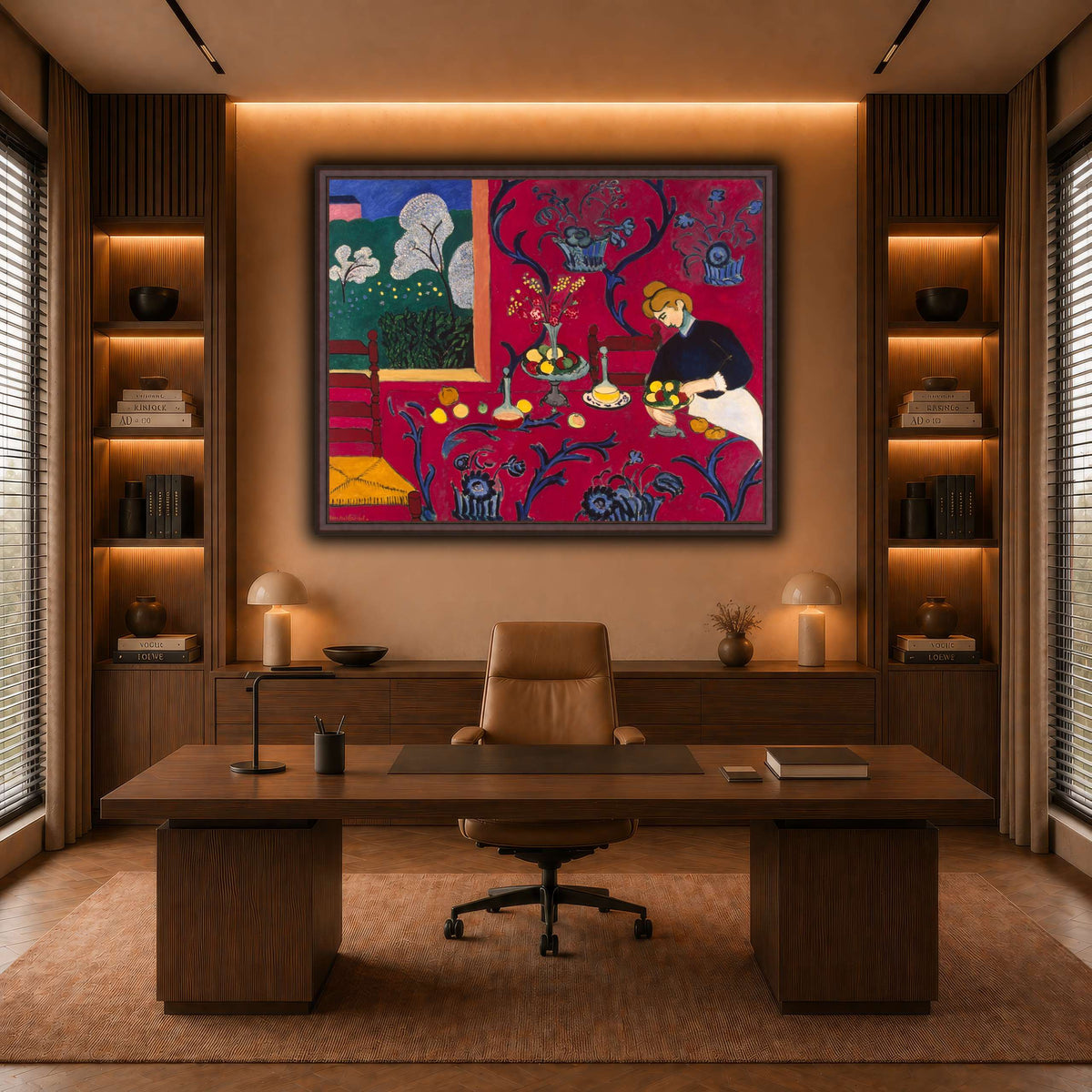 La_Desserte_rouge_Henri_Matisse warm-office