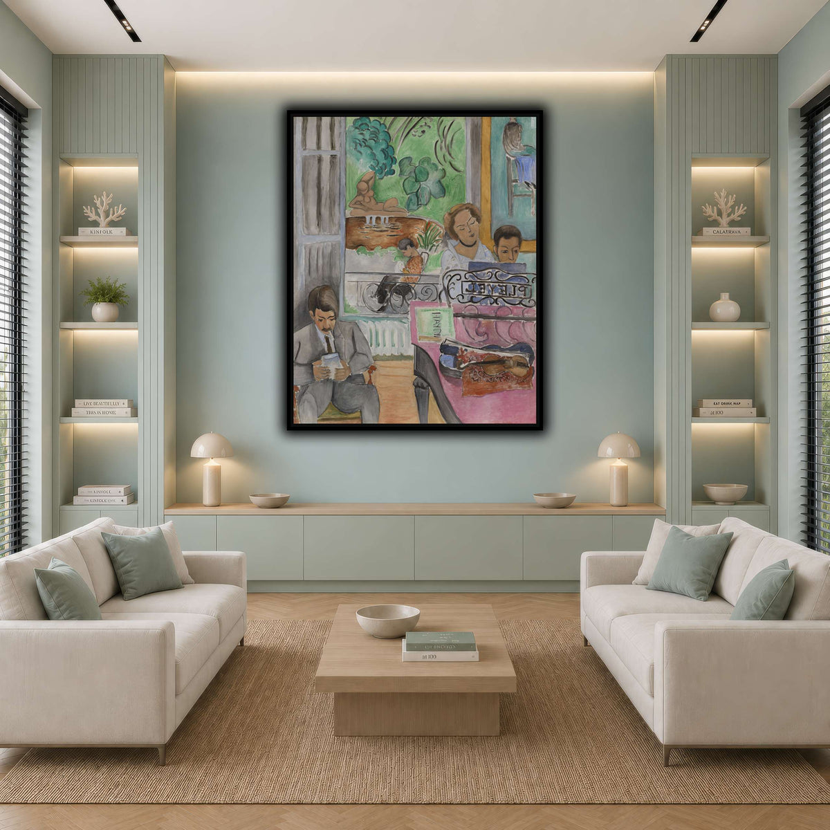 La_Leçon_de_musique_Henri_Matisse cool-living room