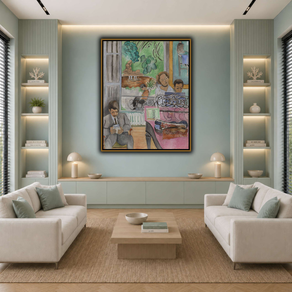 La_Leçon_de_musique_Henri_Matisse cool-living room