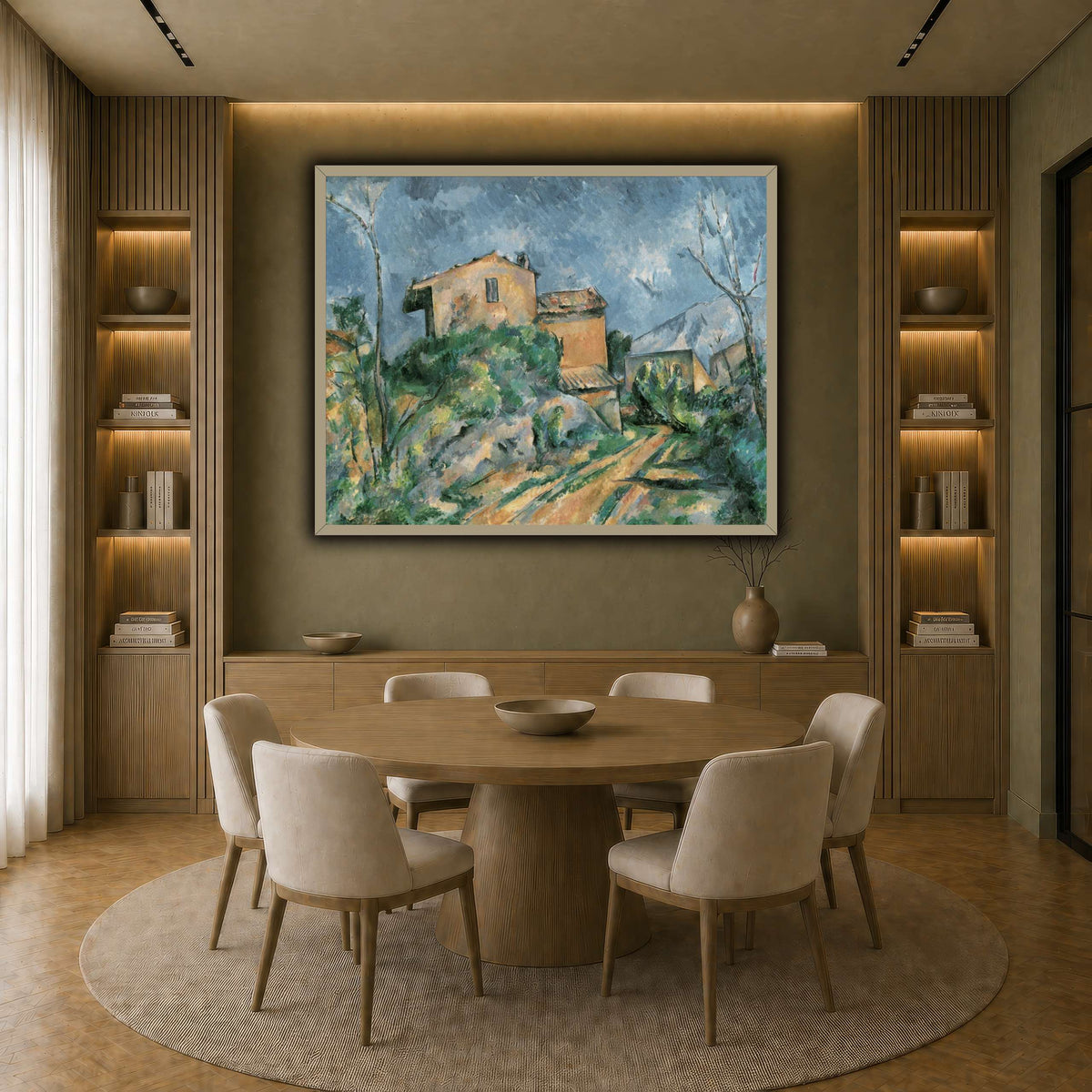 La_Maison_Maria_avec_une_Paul_Cezanne earth-dining room
