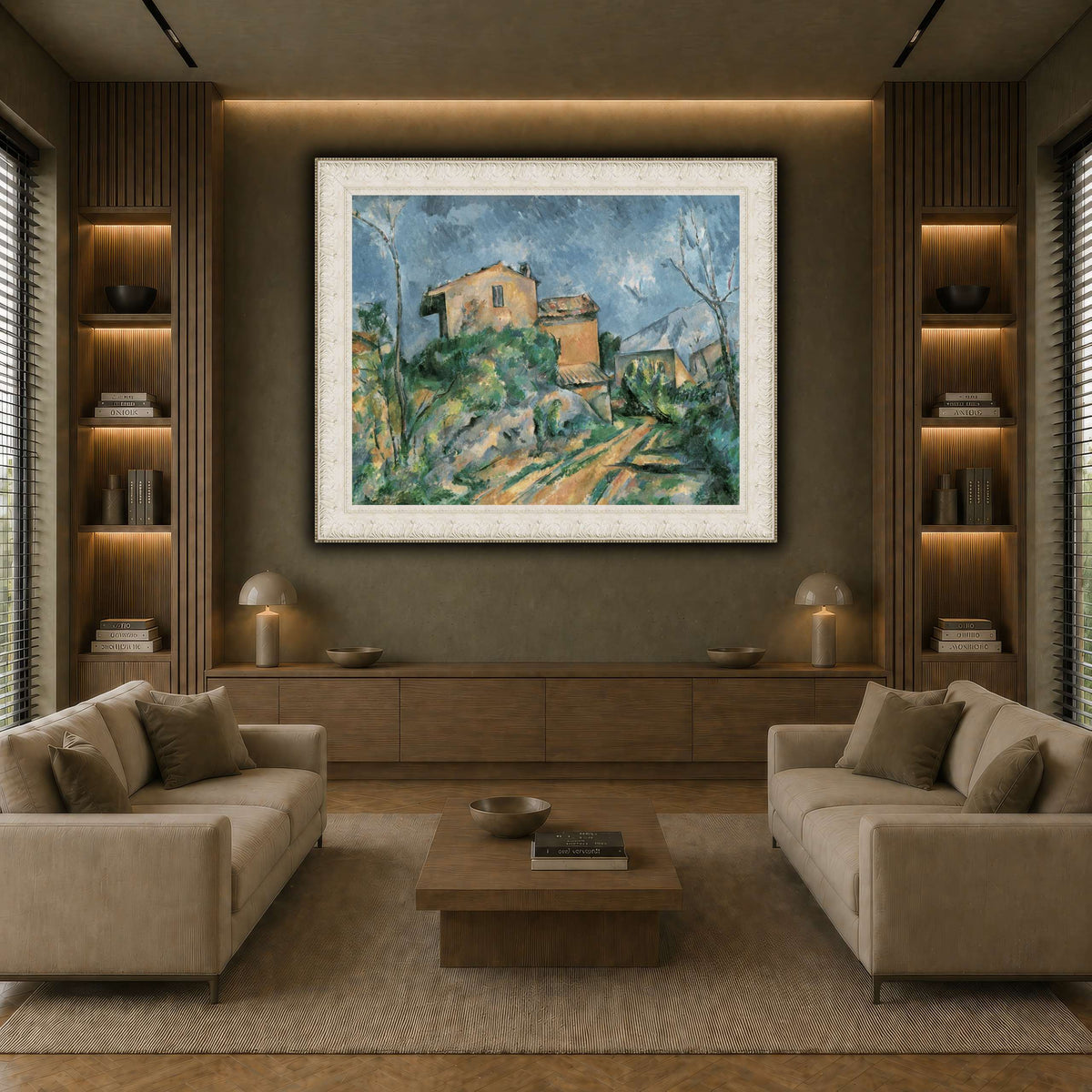 La_Maison_Maria_avec_une_Paul_Cezanne earth-living room