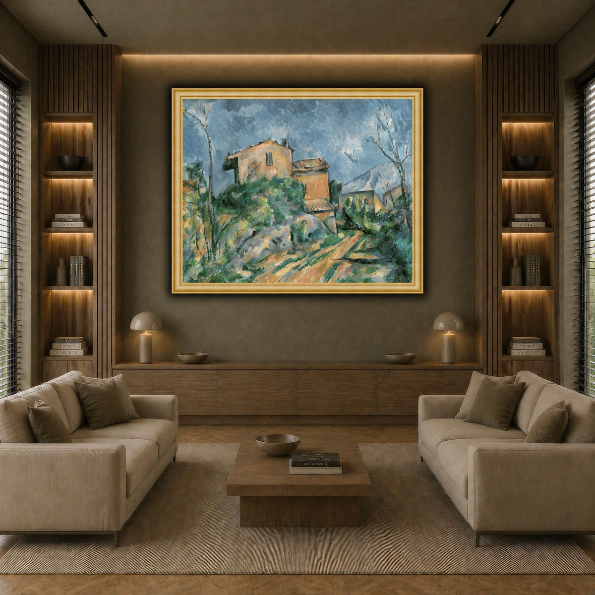 La_Maison_Maria_avec_une_Paul_Cezanne earth-living room