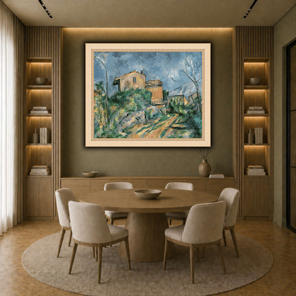 La_Maison_Maria_avec_une_Paul_Cezanne earth-dining room